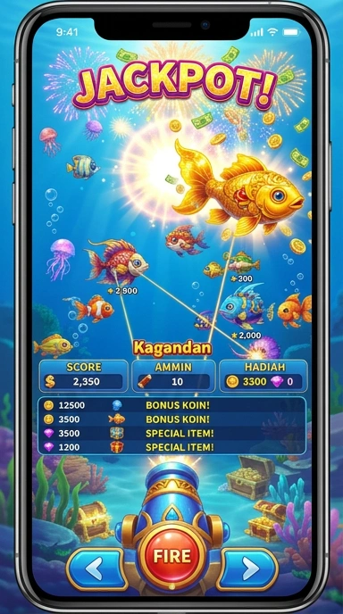 Tampilan utama aplikasi kagandan yang sederhana dan efektif.